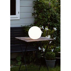 Lampe à poser ronde rechargeable Bahamas 25 cm