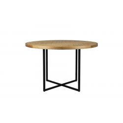 Table de repas ronde en bois Class - Dutchbone