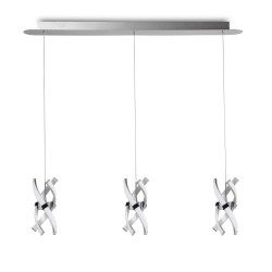 Suspension Espirales 3 Lampes en ligne