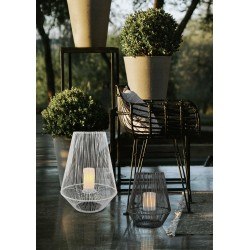 Lampe à poser rechargeable solaire design Mineros 51cm