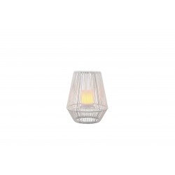 Lampe à poser rechargeable solaire design Mineros 30 cm