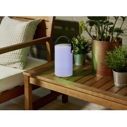 Lampe à poser haut parleur rechargeable 1W, 35lm Bermuda