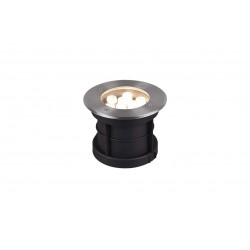 Spot encastré de jardin led Belaja 8W rond