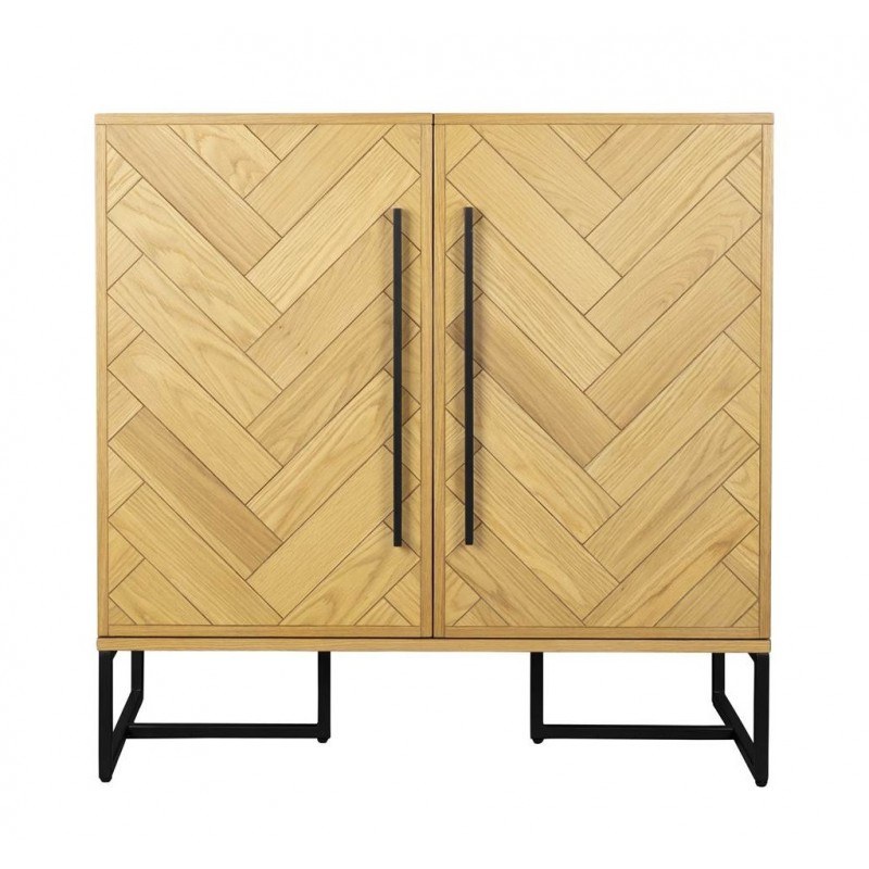 Meuble bar à vin bois de chêne Class Vinothèque - Dutchbone Meuble bar à vin bois de chêne Class Vinothèque - Dutchbone