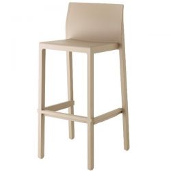 Tabouret de bar design Kate taupe 65H Scab design