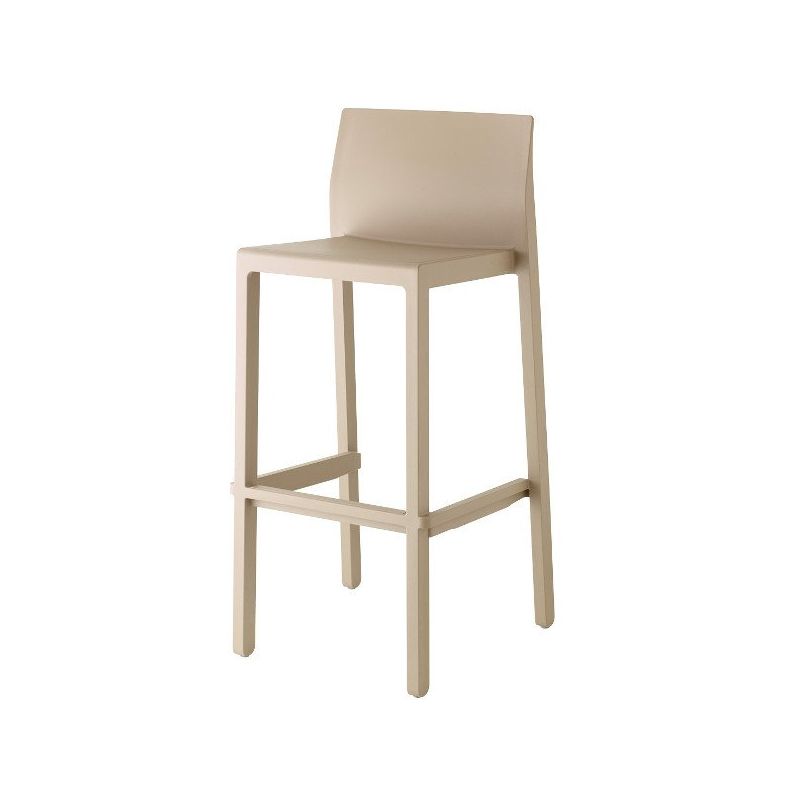 Tabouret de bar design Kate taupe 65H Scab design