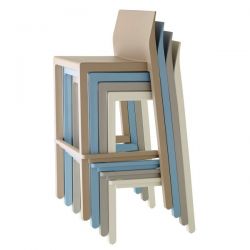 Tabouret de bar design Kate taupe 65H Scab design