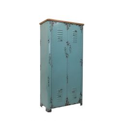 Armoire industrielle vieillie en métal Rusty - Dutchbone