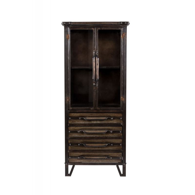 Petite armoire vintage en métal Otis - Boite à design Petite armoire vintage en métal Otis - Boite à design