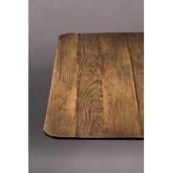 Table carrée industriel bistro Braza 75 cm - Dutchbone