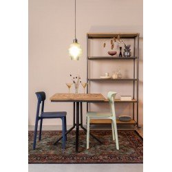Étagère en bois et métal sur roulette SIMON - Boite à design