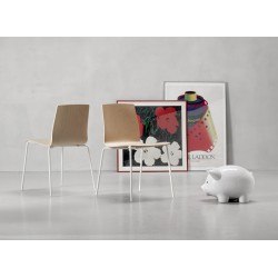 Chaise bois Alice par Scab design