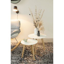 Tables basses scandinave BODINE - set de 2