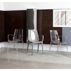 Chaise VANITY design avec accoudoirs par Scab