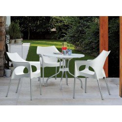 4 Chaises design de jardin OLA par Scab design