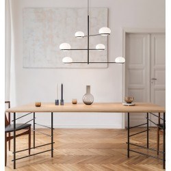 Suspension moderne design 6 lampes COCO