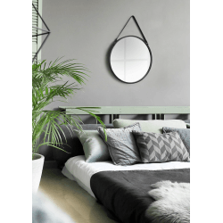 Miroir rond à suspendre 55 cm DELIA