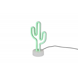 Lampe déco cactus néon led