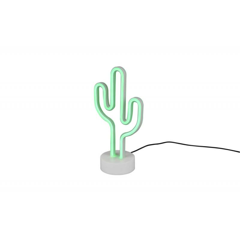 Lampe déco cactus néon led