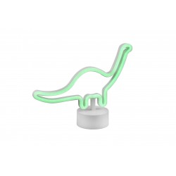 Lampe déco dinosaure néon led