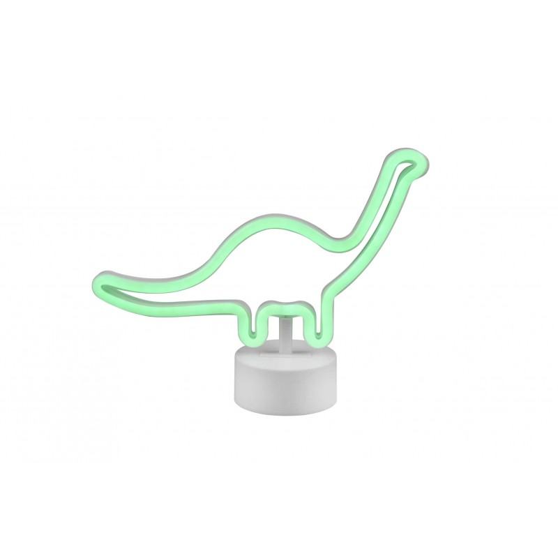 Lampe déco dinosaure néon led