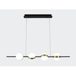 Suspension ligne design Cuba or et noir 4L - Mantra