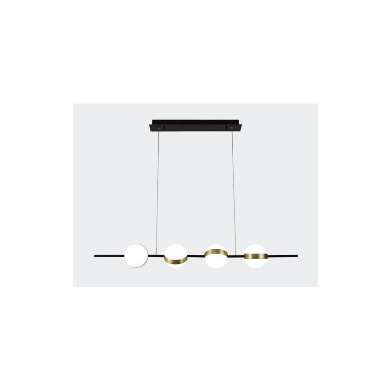 Suspension ligne design Cuba or et noir 4L - Mantra Suspension ligne design Cuba or et noir 4L - Mantra