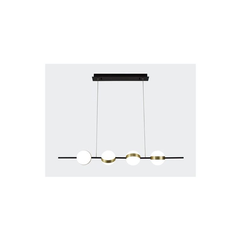 Suspension ligne design Cuba or et noir 4L - Mantra