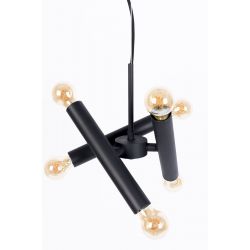 Suspension noire style indus Hawk Triple - Zuiver