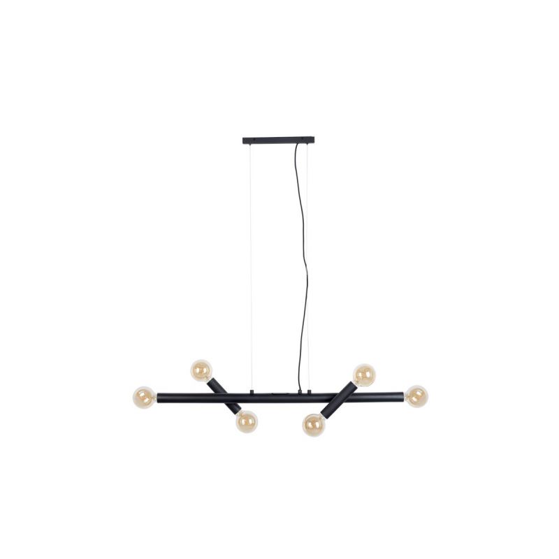 Suspension noir mat style indus Hawk - Zuiver