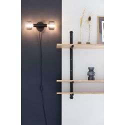 Applique noir mat style indus Hawk - Zuiver