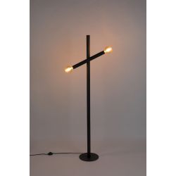 Lampadaire noir mat style indus Hawk - Zuiver