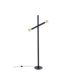 Lampadaire noir mat style indus Hawk - Zuiver