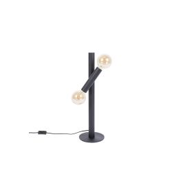 Lampe de bureau noir mat style indus Hawk - Zuiver