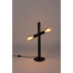 Lampe de bureau noir mat style indus Hawk - Zuiver