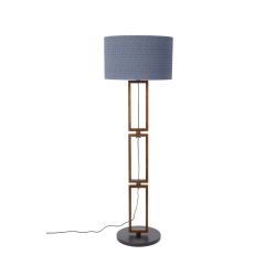 Lampadaire ethnique bois massif Nashville - Dutchbone