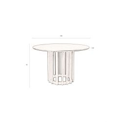 Table de repas ronde 120cm BARLET - Dutchbone