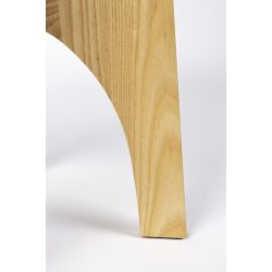 Table d'appoint ronde bois et verre Kobe - Zuiver