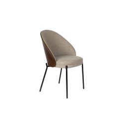 Fauteuil tissu lounge RODIN - Dutchbone