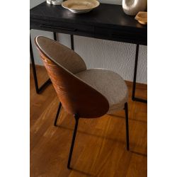 Fauteuil tissu lounge RODIN - Dutchbone