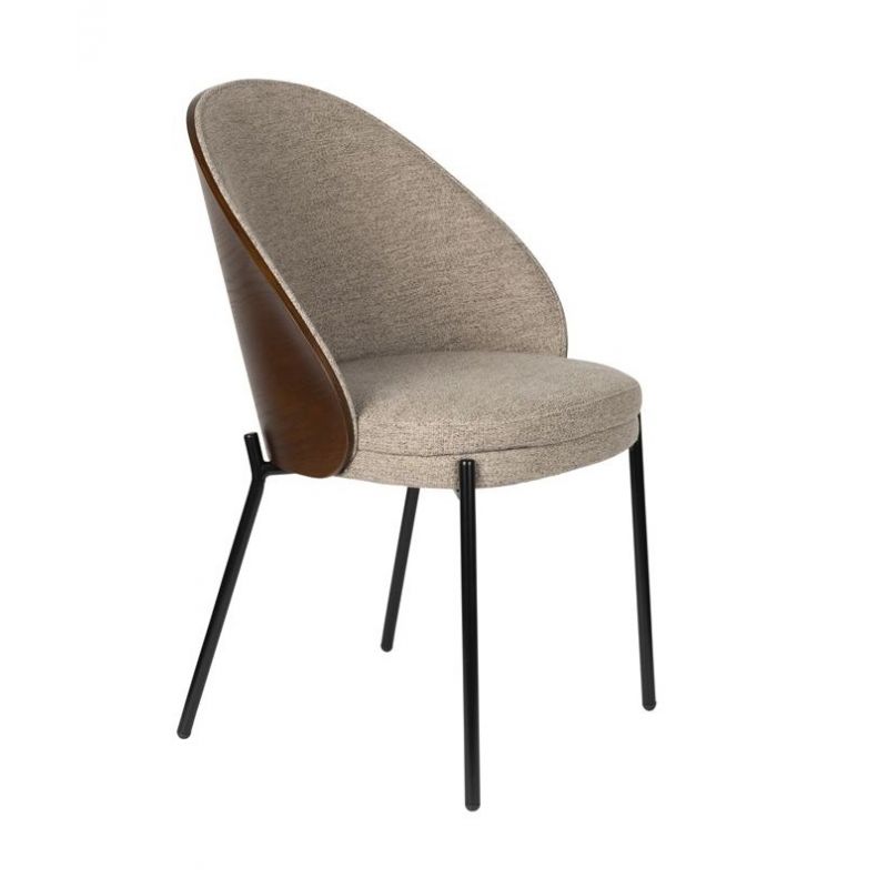 Fauteuil tissu lounge RODIN - Dutchbone Fauteuil tissu lounge RODIN - Dutchbone