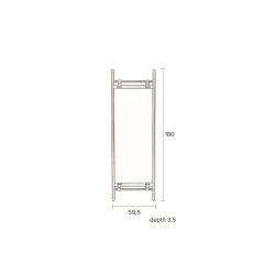 Miroir vintage sur pied Riva - Dutchbone
