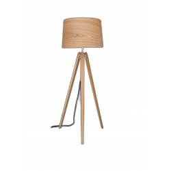 Lampadaire en bois design Essence par Aluminor