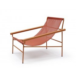 Chaise longue de jardin Dress Code Basic terra cotta - Scab design