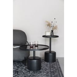 Table basse métal noir MILO - Boite à design