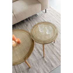 Table d'appoint ronde Haru 45cm