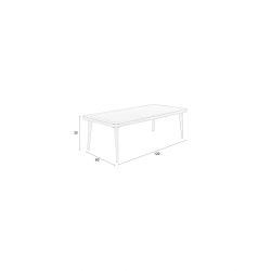 Table basse rectangulaire Haru