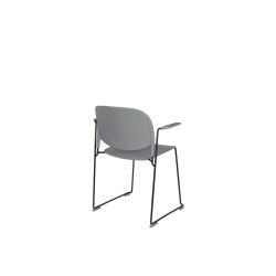 Fauteuils Stacks à pieds luges - lot de 4