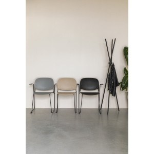 Fauteuils Stacks à pieds luges - lot de 4