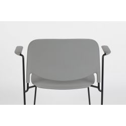Fauteuils Stacks à pieds luges - lot de 4